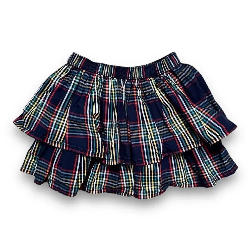Hanna Andersson | Plaid Ruffle Pull On Skirt (5)